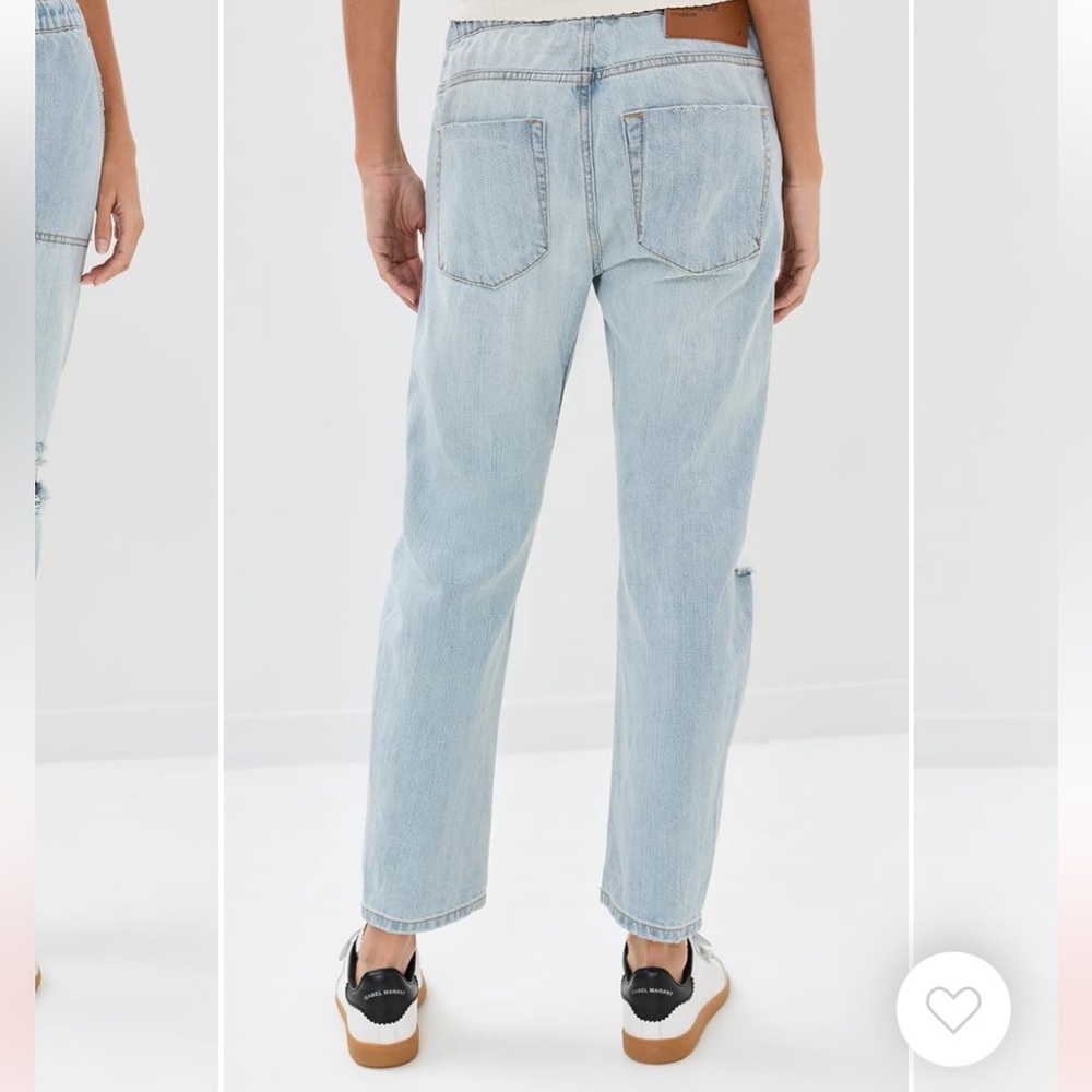 One Teaspoon Drawstring Boyfriend Jeans - Picture 2 of 6